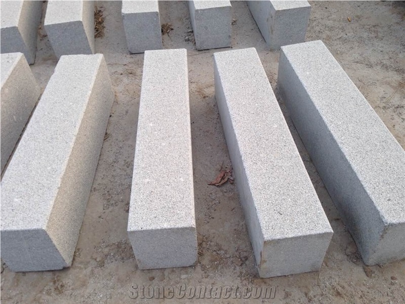 G341 Silver Grey Kerbstones Fine Picked 20x25x100 cm