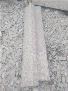 G341 Silver Grey Shandong Long Pillars Columns,Garden Palisades Rough Picked Pineappled