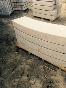 G350 Yellow Rust Granite Block Steps Kerbstones