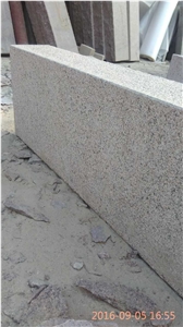G354 Red Granite Kerbs Semi Sawn and Fine Picked
