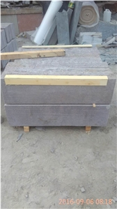G354 Red Granite Kerbs Semi Sawn and Fine Picked