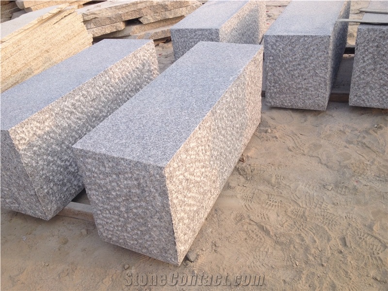 G359 Silver Grey G603 Seat Stones in the Street Good Quality Polished