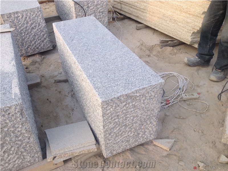 G359 Silver Grey G603 Seat Stones in the Street Good Quality Polished