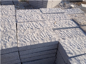 G359 White Granite Pavers Pineappled Surface