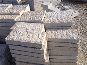 G359 White Granite Pavers Pineappled Surface