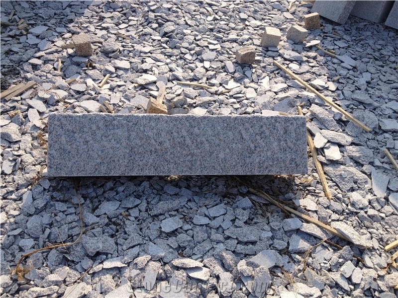 G359 White Granite Pavers Pineappled Surface
