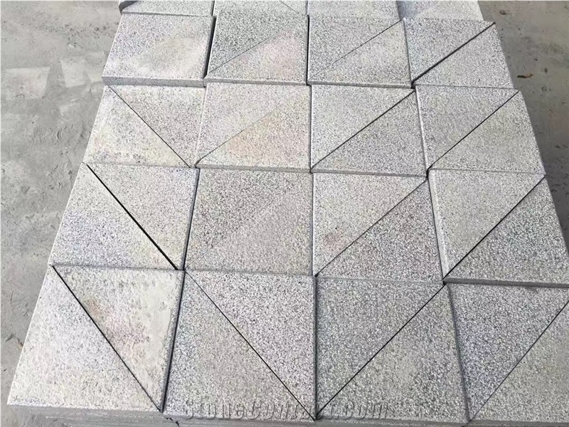 G399 Gutter Stone Dark Grey Granite Blind Paving Stone Pavers