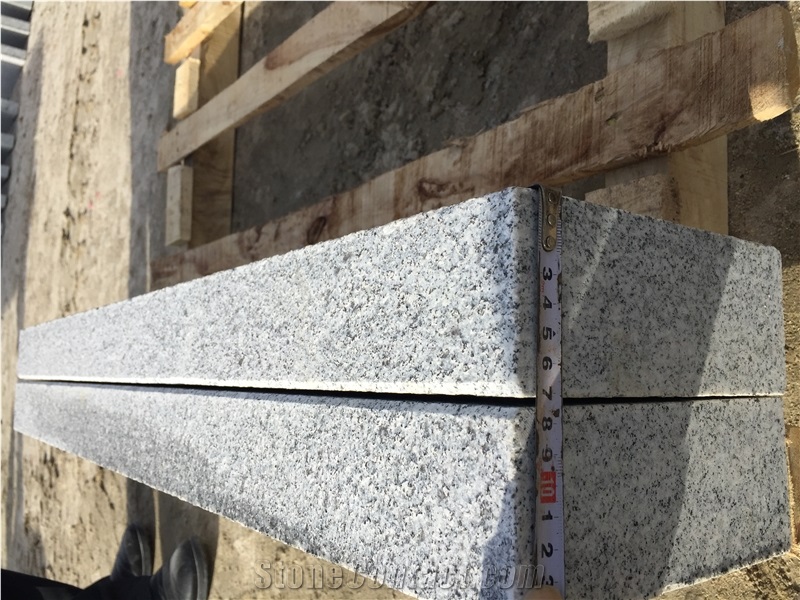 G603 Hot Sale- Own Factory G603 Granite Kerbstone/Kerbs,Bianco Crystal Sardo Granite Curbs,Sesame White Granite Kerbs for Road Side Stone,Exterior Stone Landscaping Stone