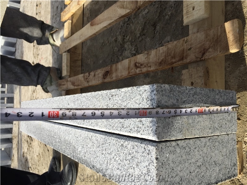G603 Hot Sale- Own Factory G603 Granite Kerbstone/Kerbs,Bianco Crystal Sardo Granite Curbs,Sesame White Granite Kerbs for Road Side Stone,Exterior Stone Landscaping Stone