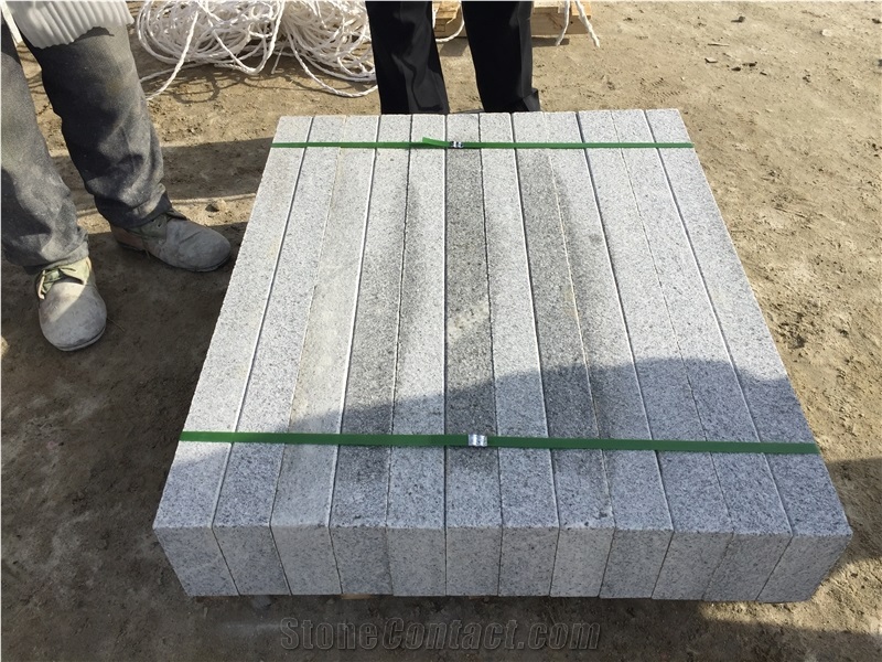 G603 Hot Sale- Own Factory G603 Granite Kerbstone/Kerbs,Bianco Crystal Sardo Granite Curbs,Sesame White Granite Kerbs for Road Side Stone,Exterior Stone Landscaping Stone