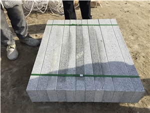 G603 Hot Sale- Own Factory G603 Granite Kerbstone/Kerbs,Bianco Crystal Sardo Granite Curbs,Sesame White Granite Kerbs for Road Side Stone,Exterior Stone Landscaping Stone
