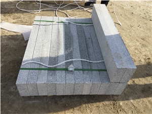 G603 Hot Sale- Own Factory G603 Granite Kerbstone/Kerbs,Bianco Crystal Sardo Granite Curbs,Sesame White Granite Kerbs for Road Side Stone,Exterior Stone Landscaping Stone