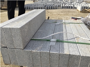 G603 Hot Sale- Own Factory G603 Granite Kerbstone/Kerbs,Bianco Crystal Sardo Granite Curbs,Sesame White Granite Kerbs for Road Side Stone,Exterior Stone Landscaping Stone