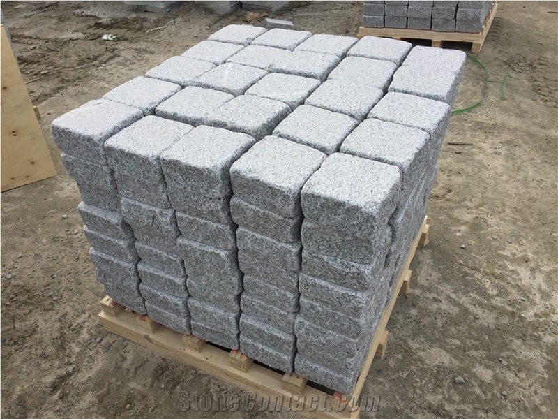 G603 New Sliver Grey Pavers Tumbles, G603 Granite Cube Stone & Pavers