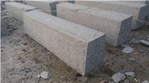 G603 Pohorski Tonalit Kerbstones Curbs Flamed Silver Grey Granite 100x23x16-20 cm