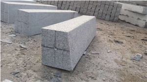 G603 Pohorski Tonalit Kerbstones Curbs Flamed Silver Grey Granite 100x23x16-20 cm