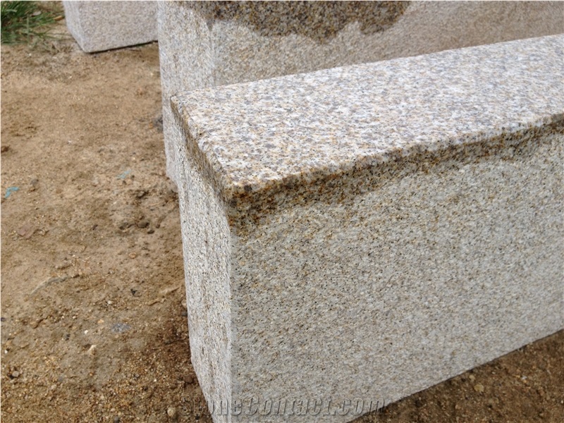 Own Factory Cheapest Price G350 Block Steps G682/Rusty Yellow/Sunset Gold/Golden Sand/Giallo Ming/Giallo Rusty/Ming Gold/Yellow Rust/Desert Gold/Giallo Fantasia Granite Slabs & Tiles & Cut-To-Size