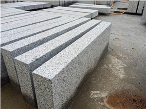 Shandong G341 Fine Picked Bush Hammered Kerbstone 8x25x100 cm