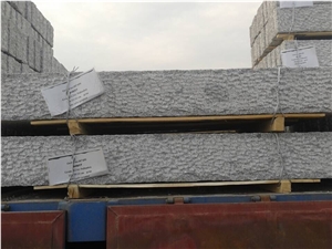 Shandong G341 Silver Grey Granite Good Quality Pineappled Palisades Kerbstones Shandong G341 Silver Grey Granite Good Quality Pineappled Palisades Kerbstones