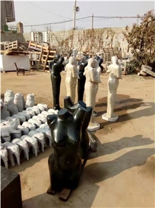 Stone Sculpture Angel Animals Cheap in Stock