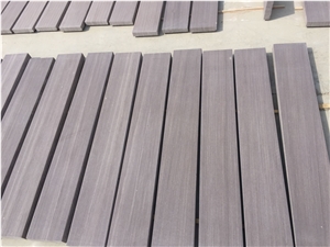 Wenge Sandstone Brown Sandstone Tiles, Brown Vine Sandstone, Wenge Brown Sandstone, China Brown Stone
