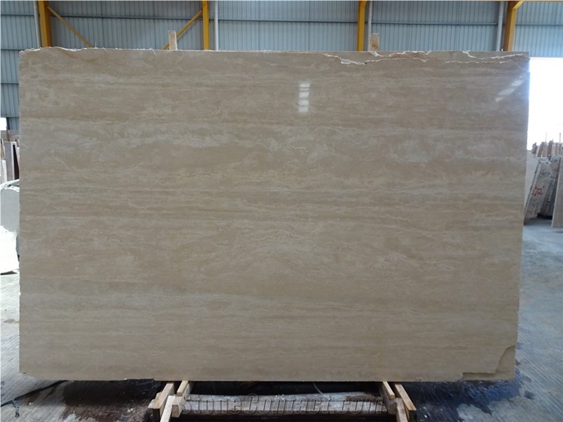 Beige Travertine Slab & Tile, Cream Travertine, Yellow Travertine Slabs, Beige Vein Travertine Flooring Tiles, Wall Covering