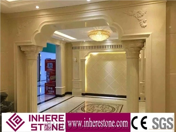 Building Material Roman Column Pillars, Chinese Engineered Stone Columns, Marble Pillar