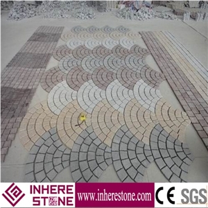 Decorative Diveway Paving Stone, Cobble Stone, Cube Stones for Garden Walkways
