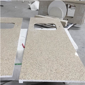 Yellow Quartz Kitchen Countertops /Artificial Quartz Kitchen Countertop