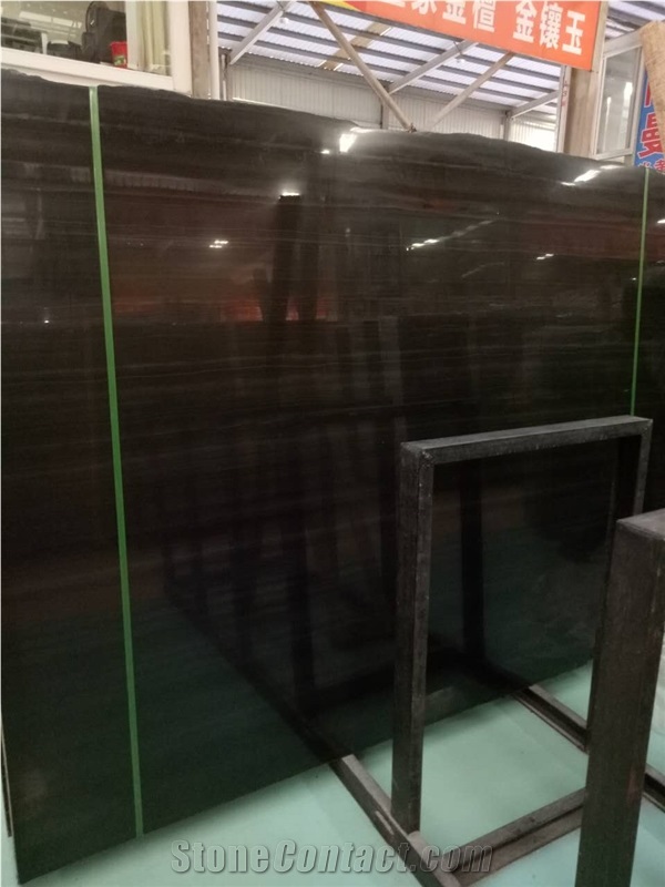 Black Wooden Vein Marble Big Slab & Tile,Cut to Size