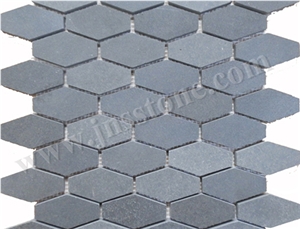 Natural Stone Mosaic/Mosaic/Honed/Hainan Grey Basalt Mosaic/Chinese Grey Basalt Mosaic