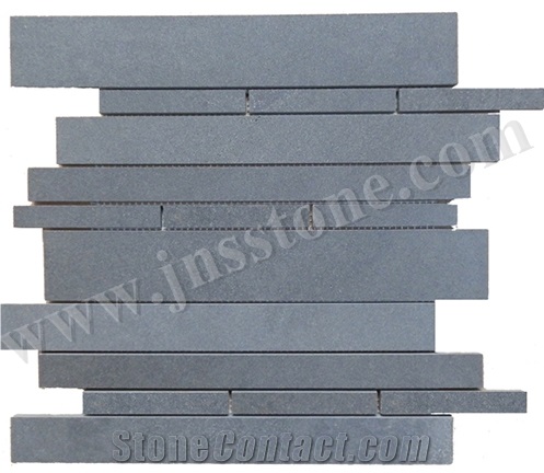 Natural Stone Mosaic/Mosaic/Honed/Hainan Grey Basalt Mosaic/Chinese Grey Basalt Mosaic