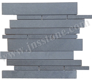 Natural Stone Mosaic/Mosaic/Honed/Hainan Grey Basalt Mosaic/Chinese Grey Basalt Mosaic
