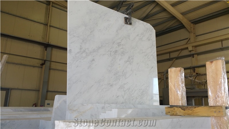 Volakas Flower Marble Slabs & Tiles, Greece White Marble