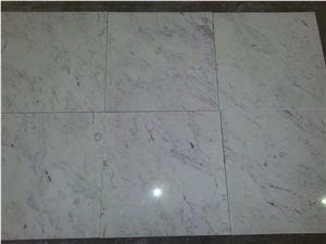 Volakas Flower Marble Slabs & Tiles, Greece White Marble