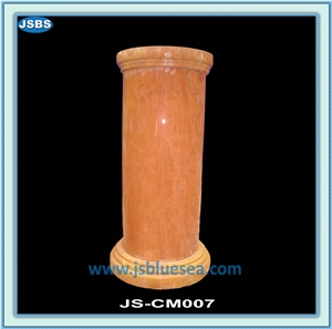 Hand Carved Natural Stone Column