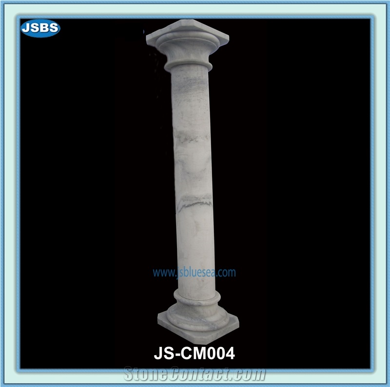 Hunan White Marble Column