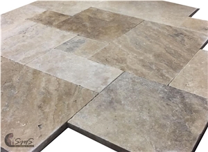 Beige Classic Travertine French Pattern