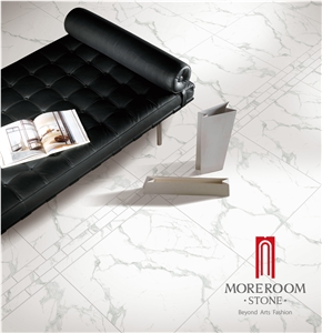 Inkjet Glazed Porcelian Tile Calcatta White Pattern Made in Foshan