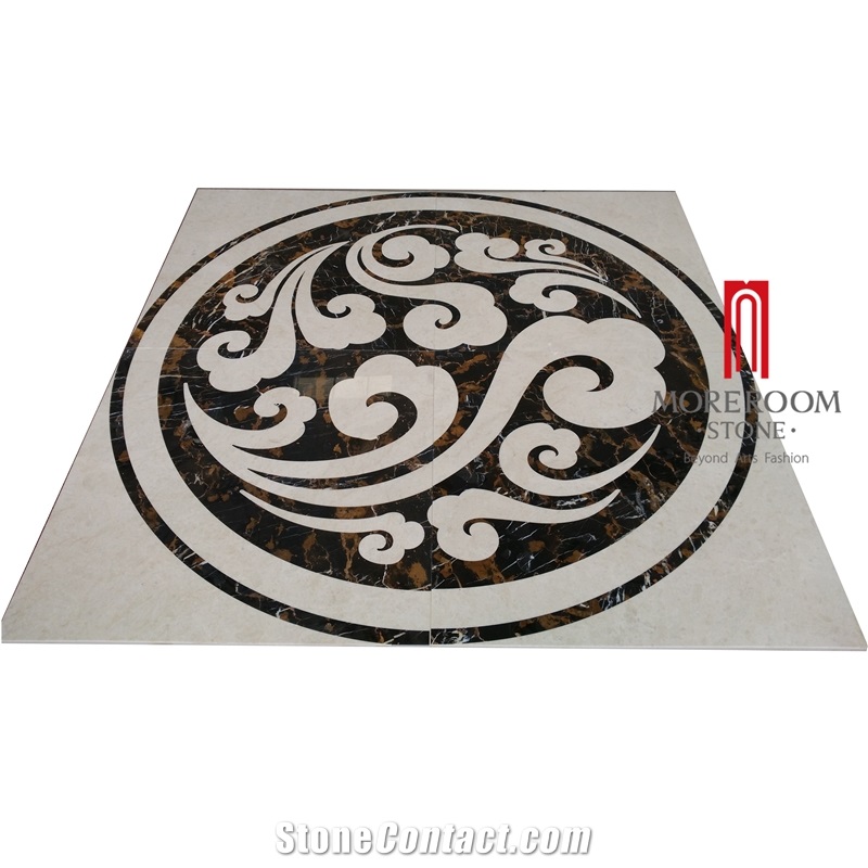 Thin Laminated Ceramic Backed Water Jet Medallion