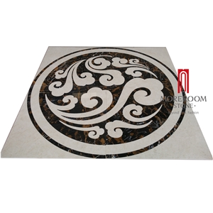 Thin Laminated Ceramic Backed Water Jet Medallion Thin Laminated Ceramic Backed Water Jet Medallion