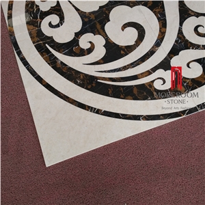 Thin Laminated Ceramic Backed Water Jet Medallion