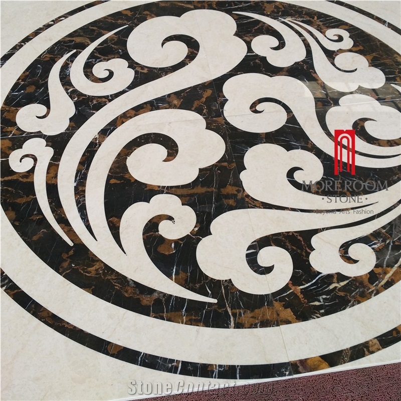 Thin Laminated Ceramic Backed Water Jet Medallion