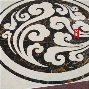 Thin Laminated Ceramic Backed Water Jet Medallion