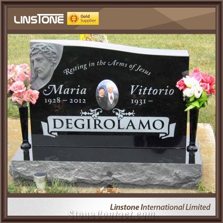 Ca Upright Monument Granite Serp Top Columbarium Urns Supplier