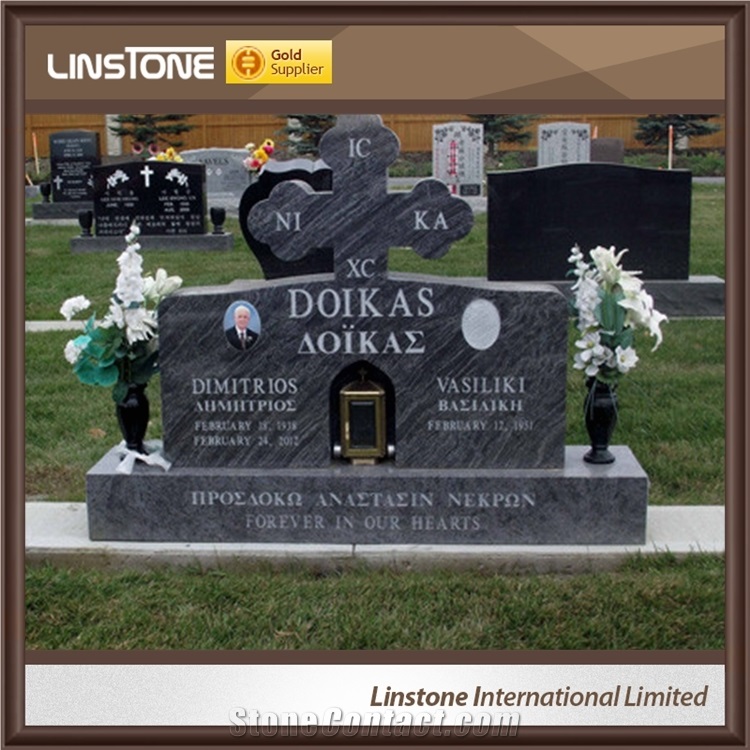 Ca Upright Monument Granite Serp Top Columbarium Urns Supplier