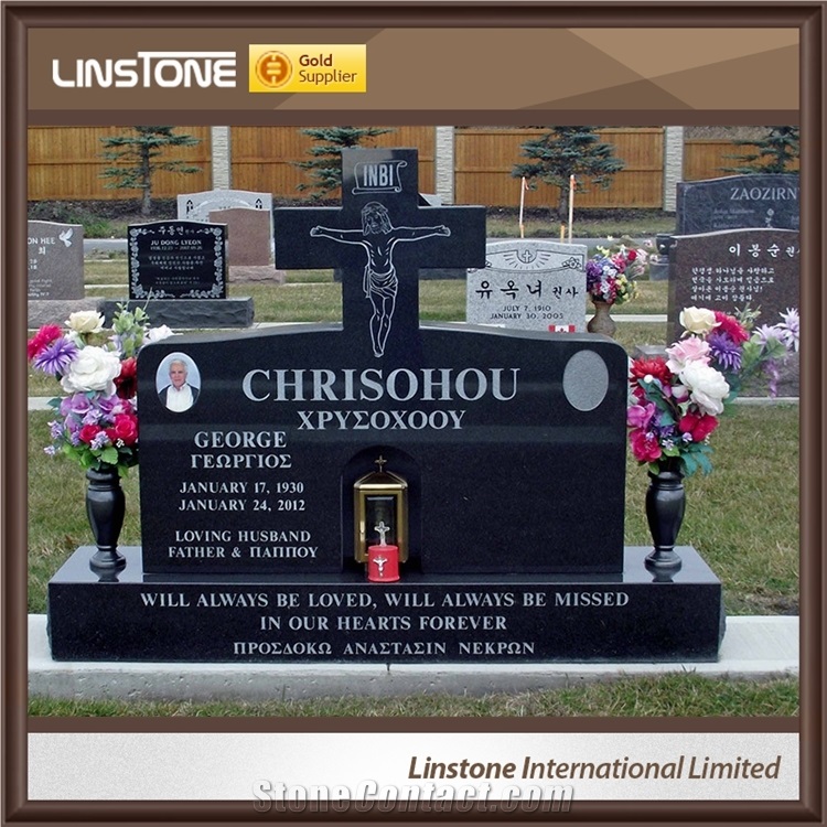 Ca Upright Monument Granite Serp Top Columbarium Urns Supplier