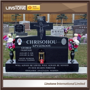 Ca Upright Monument Granite Serp Top Columbarium Urns Supplier