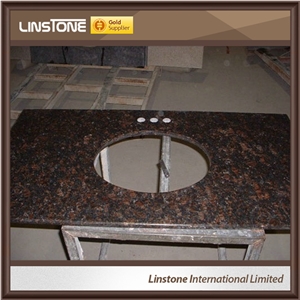 Cheap Chinese Supplier Tan Brown Granite Vanity Bathroom