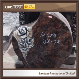 Jet Black Emerald Pearl Aurora Monuement Headstone Columbarium for Memorial Funeral
